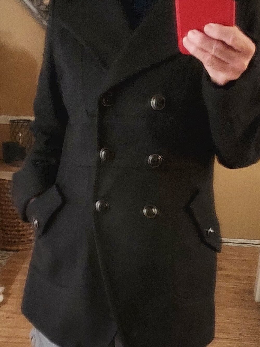 Guess Brand designer peacoat